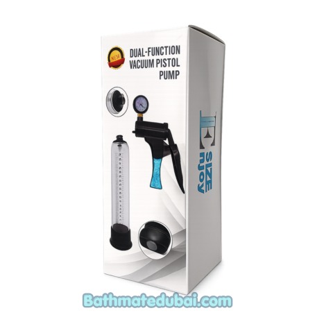 Dual Function Vacuum Pistol Penis Pump packaging box UAE