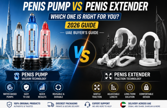 Penis Pump vs Penis Extender comparison guide for UAE 2026