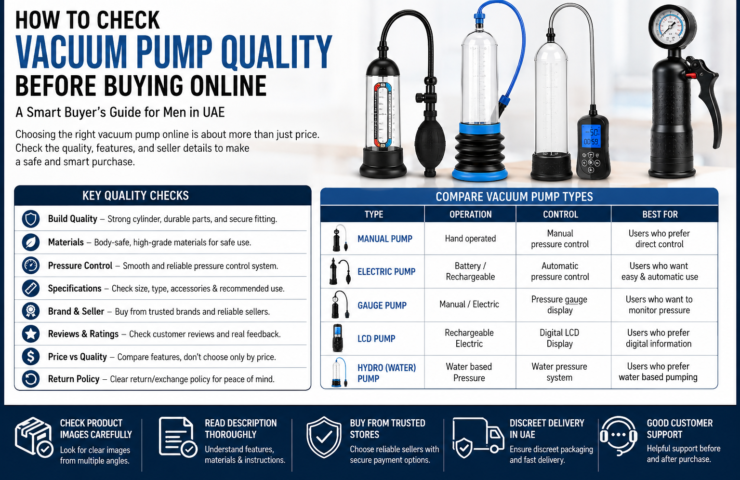 How to check vacuum pump quality before buying online in UAE